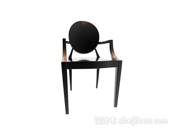 免费太师椅3d模型下载