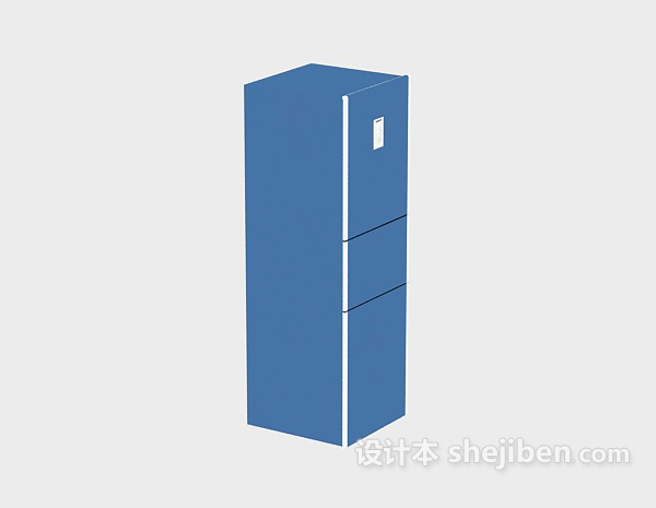 设计本电冰箱3d模型下载