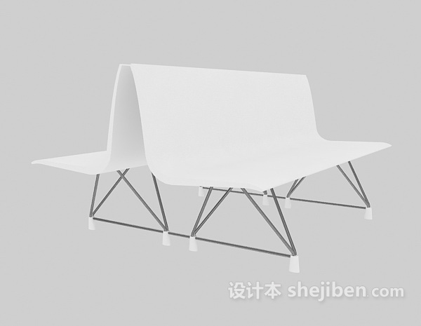 现代风格椅3d模型下载