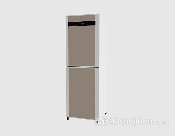 现代风格家用冰箱3d模型下载