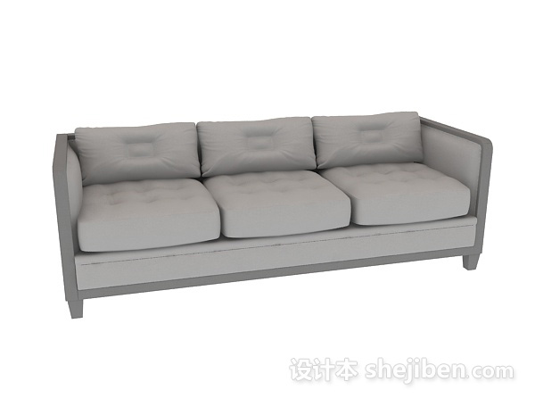 免费休闲沙发3d模型下载