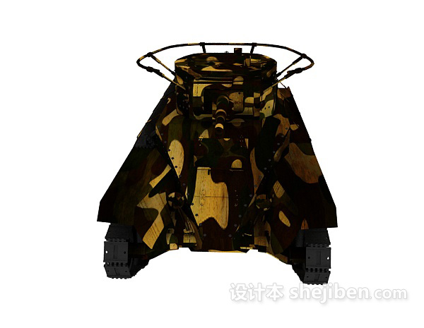 免费军事坦克3d模型下载