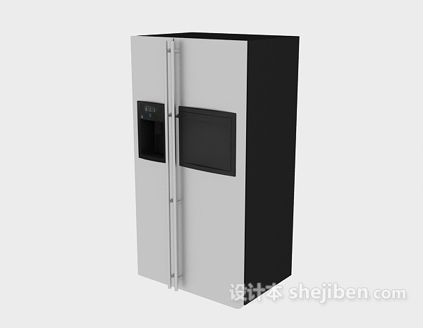 大型冰箱3d模型下载
