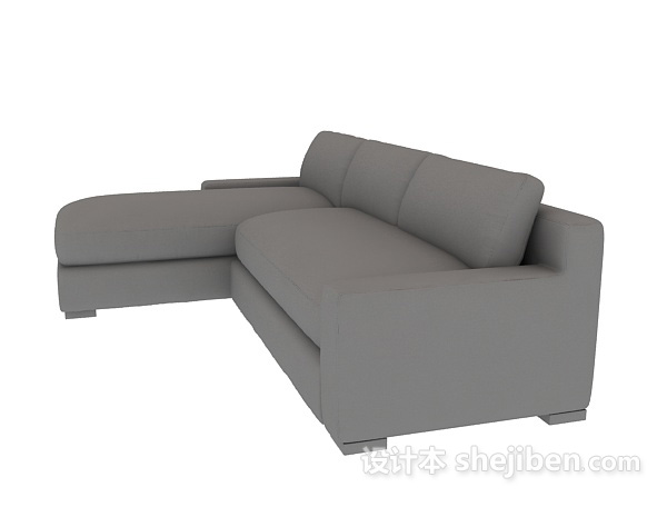 现代风格休闲沙发3d模型下载