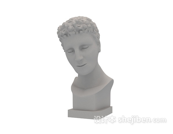 免费欧洲人物雕像3d模型下载