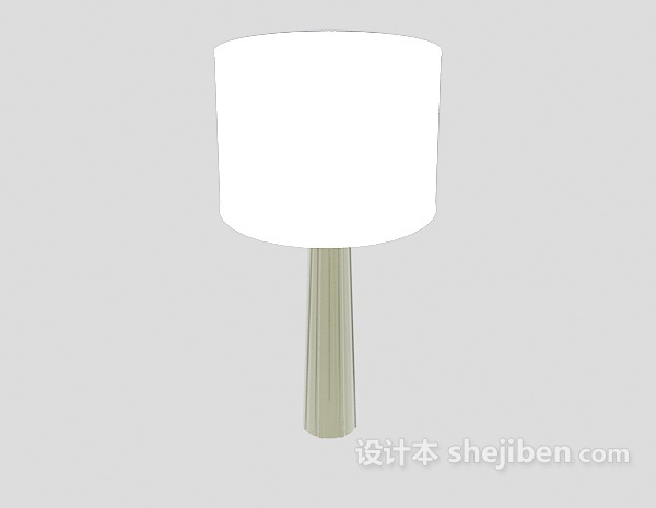现代风格现代台灯灯具3d模型下载