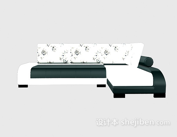 现代风格现代风格多人沙发83d模型下载
