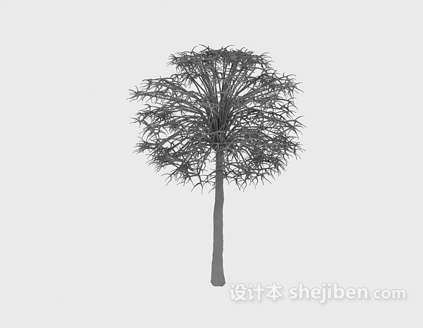 免费园林树木绿植3d模型下载