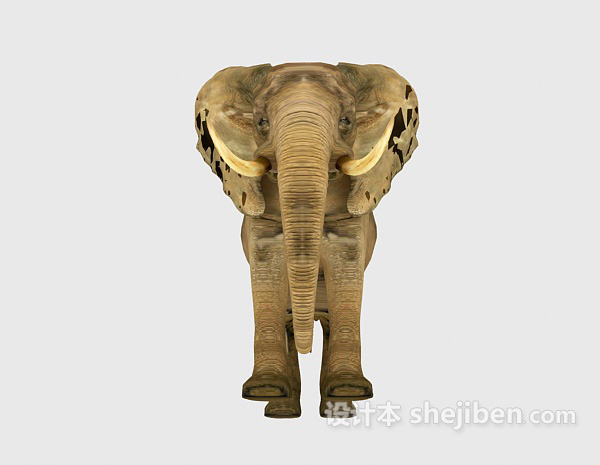 免费泰国大象3d模型下载