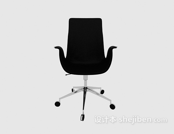 现代风格U型办公椅3d模型下载