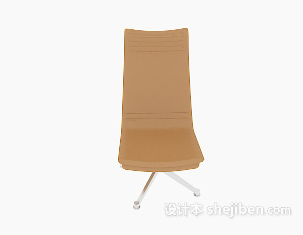 现代风格靠背简约办公椅3d模型下载