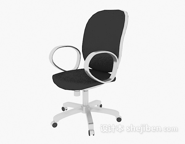 移动办公椅3d模型下载