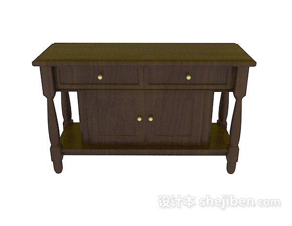 中式风格中式家具柜子3d模型下载