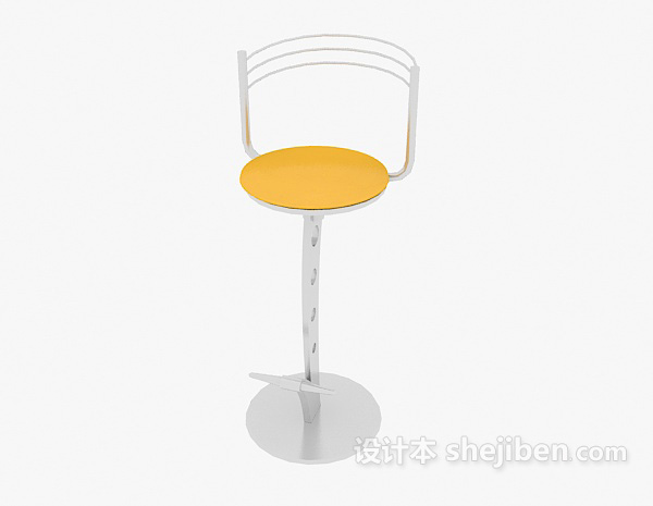 现代风格现代风格吧台椅3d模型下载