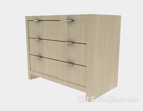 家具抽屉柜3d模型下载