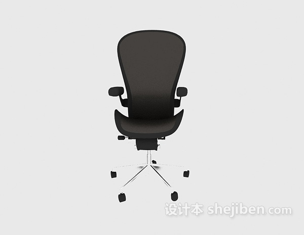 现代风格个性时尚办公椅3d模型下载