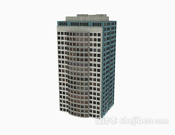 免费商业大厦3d模型下载