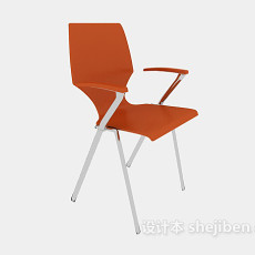 现代风格实木休闲椅子3d模型下载
