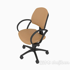 传统办公椅子3d模型下载