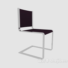 简约风格餐椅3d模型下载