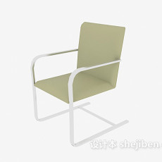 绿色时尚办公椅3d模型下载