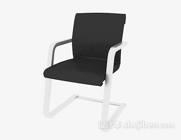 免费简约时尚办公椅3d模型下载