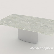 石材茶几桌3d模型下载