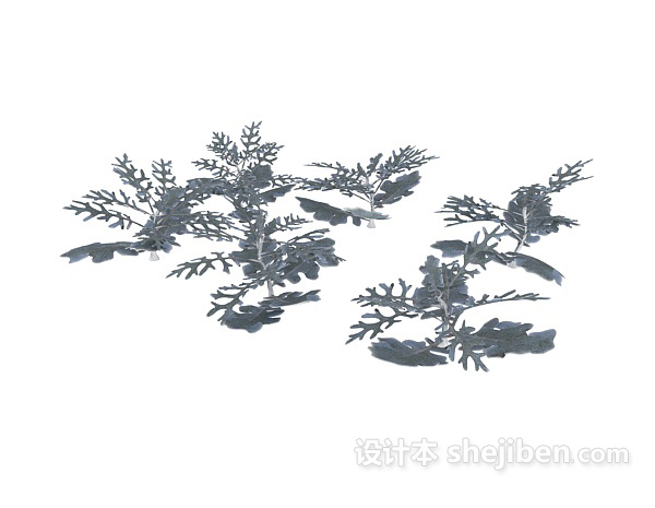 丛生植物3d模型下载