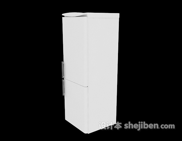 双层冰箱3d模型下载