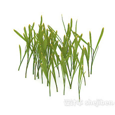 室外绿色植物花草3d模型下载