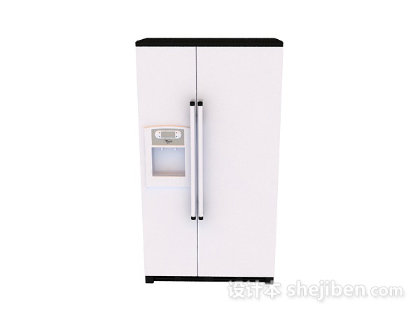 现代风格家电冰箱3d模型下载