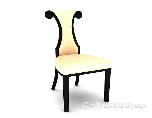 免费精致个性休闲椅子3d模型下载