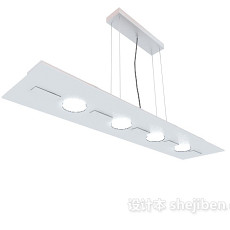 日光吊灯3d模型下载