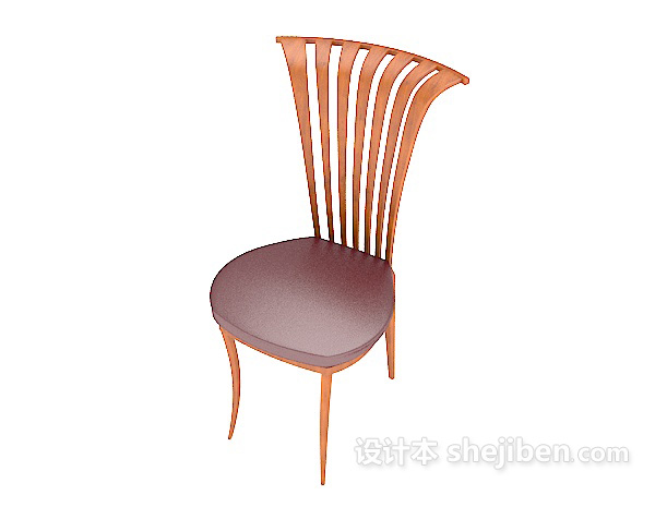 免费欧式特色餐椅3d模型下载
