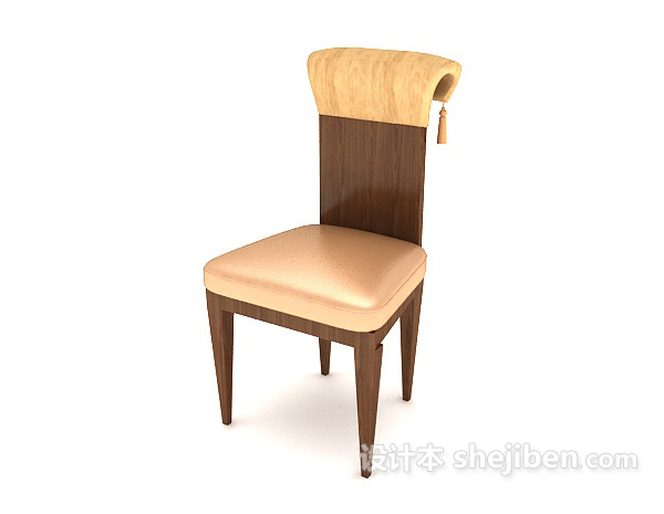 免费欧式高档餐椅3d模型下载