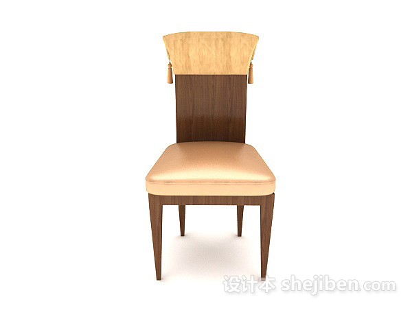 欧式风格欧式高档餐椅3d模型下载