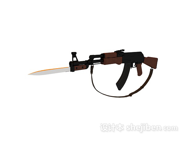 刺刀步枪3d模型下载