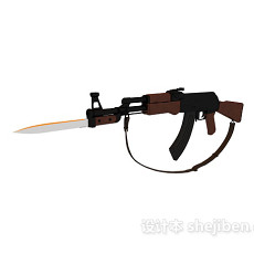 刺刀步枪3d模型下载