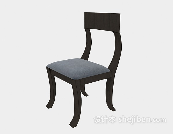 免费家居简约餐椅3d模型下载
