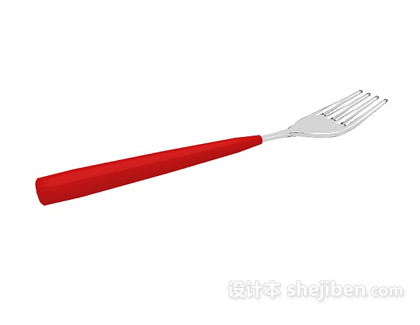 现代风格烹饪刀叉用具3d模型下载