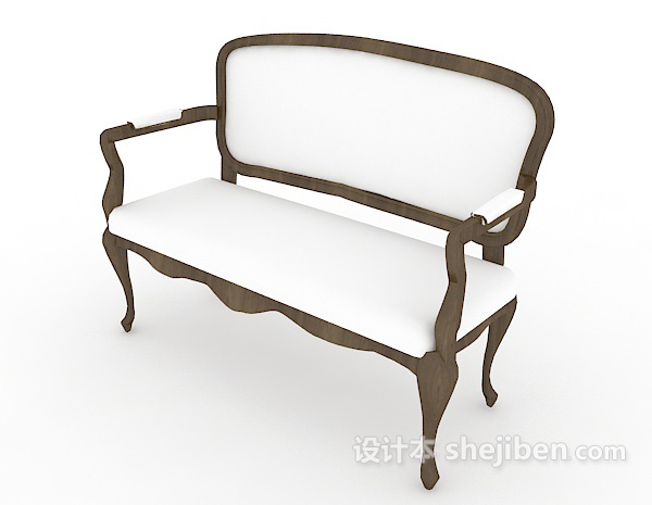 免费欧式简约休闲椅子3d模型下载