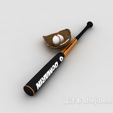 棒球体育器材3d模型下载