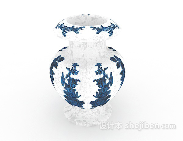 设计本花纹器皿3d模型下载