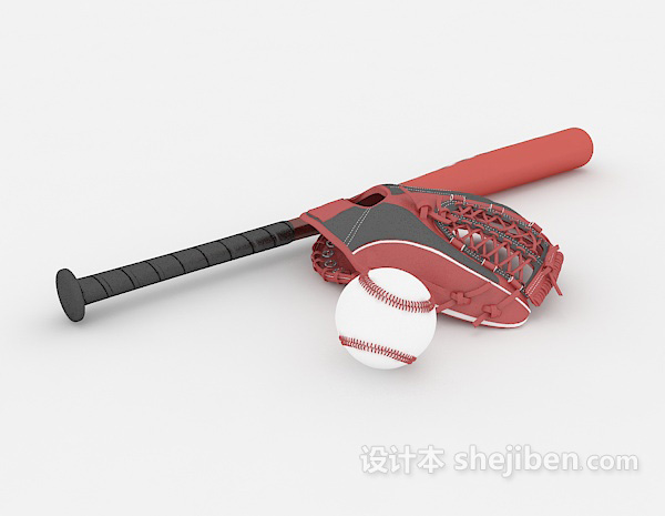 棒球器材3d模型下载