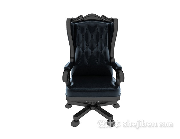 欧式风格欧式高档老板椅3d模型下载