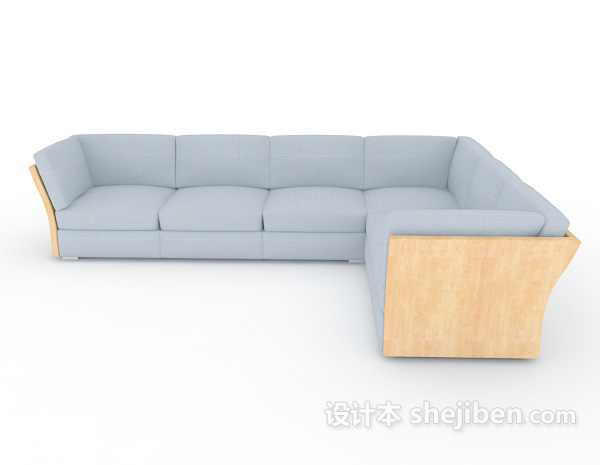 免费简约风格现代沙发3d模型下载