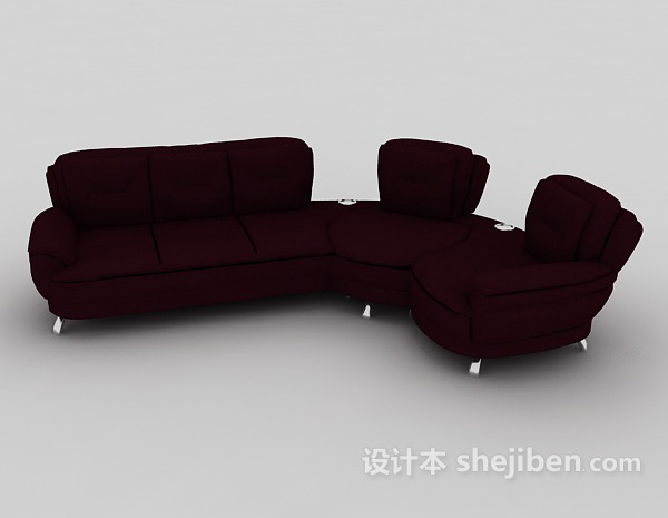 现代风格现代时尚简约沙发3d模型下载