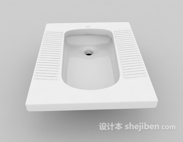 现代风格厕所便池3d模型下载