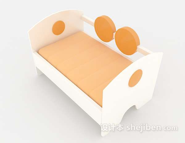 设计本小巧儿童床3d模型下载