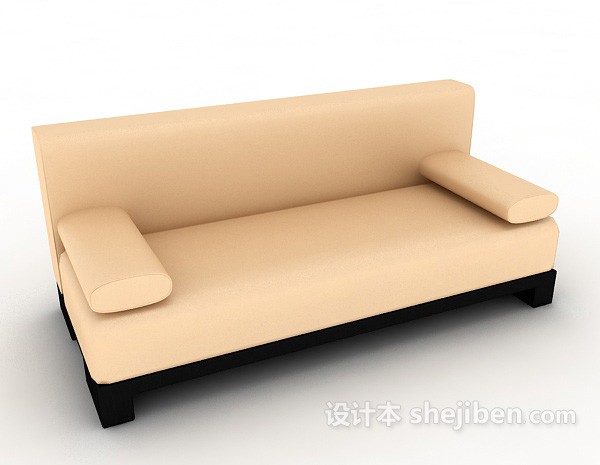 免费新中式家庭多人沙发3d模型下载